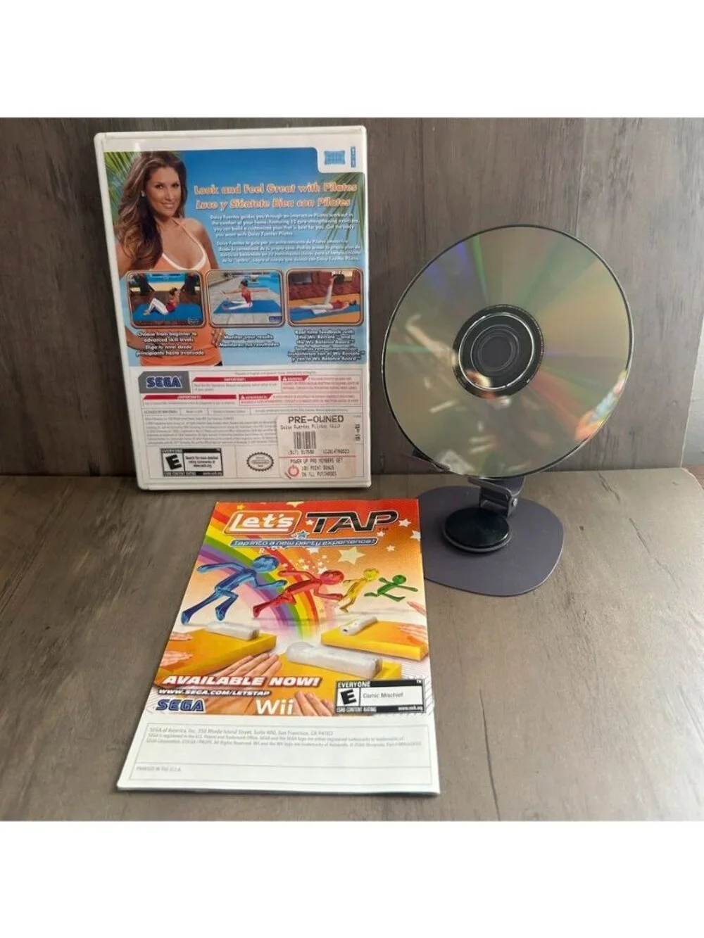 Daisy Fuentes Pilates Nintendo Wii Game Complete With Case & Manual